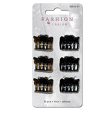 Pinces à cheveux noir pk6