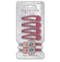 Barrettes à cheveux avec élastiques pk6