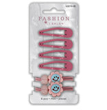 Barrettes à cheveux avec élastiques pk6