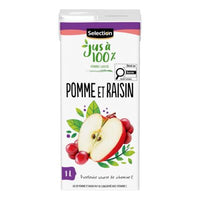 Selection jus pomme et raisin 1l