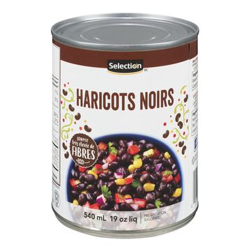 Selection haricots noirs 540ml - Dollar Royal