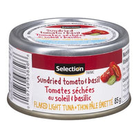 Selection thon pâle émietté tomates séchées au soleil et basilic 85g