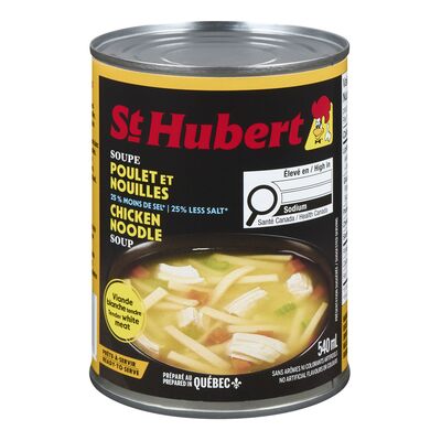 St-hubert soupe poulet et nouilles 540ml