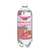 Selection eau pétillante canneberges et framboises 1l