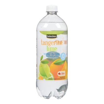Selection eau pétillante tangerines et limes 1l