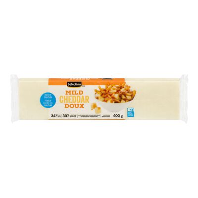 Selection fromage cheddar blanc doux 400g - Dollar Royal