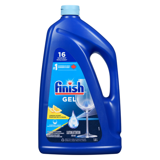 Finish détergent lave-vaisselle gel citron 1.6l