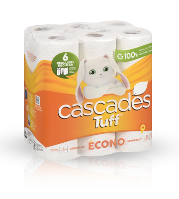 Cascades tuff essuie-tout économique pk6