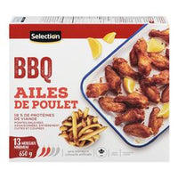 Selection ailes de poulet BBQ 650g