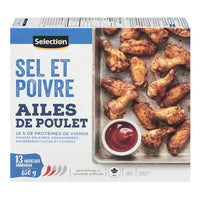 Selection ailes de poulet Sel et Poivre 650g
