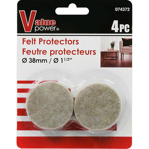 Protecteur de feutre rond 1.5"