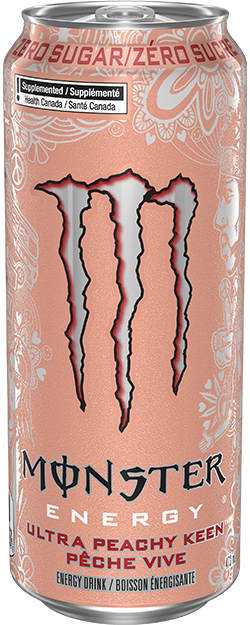 Monster ultra pêche vive 473ml - Dollar Royal