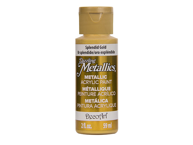 Decoart peinture métallique or splendide 2oz