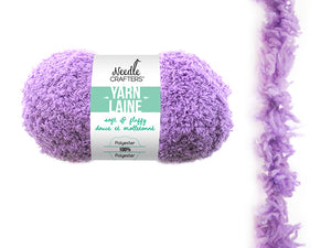 Needle Crafters plush yarn (lavender)