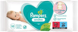 Pampers lingettes humides pour peau sensible pk52