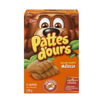 Dare pattes d'ours à la mélasse 270g - Dollar Royal