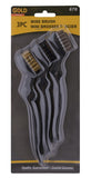 Gold brosse d'acier pk3