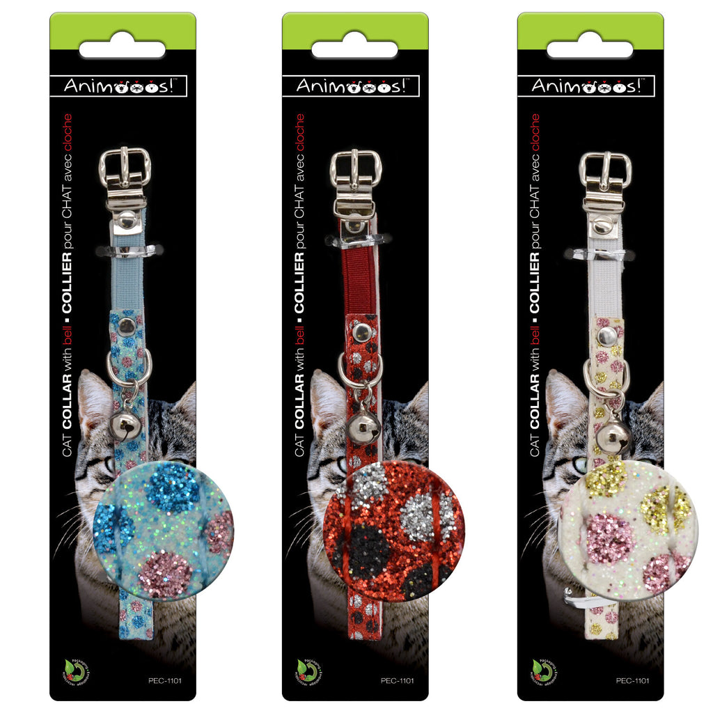 Animooos collier pour chat avec cloche