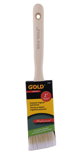 Gold pinceau angulaire 2"