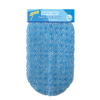 Tapis de bain oval en PVC avec ventouse