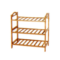 Étagère à chaussures en bambou