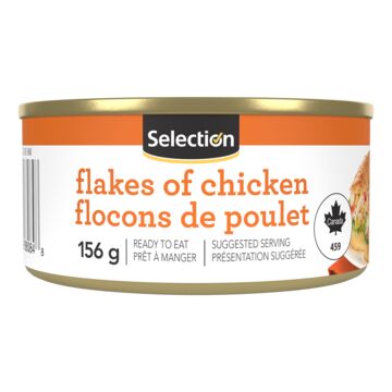 Selection flocons de poulet 156g