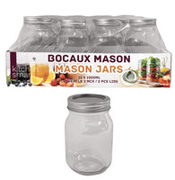 Pot mason 1000ml pqt 12