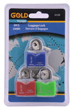 Gold cadenas de voyage 25mm pk3