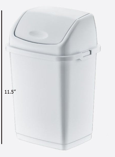 Fantasy poubelle blanc 5L