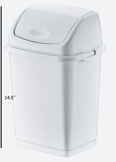 Fantasy poubelle blanc 10L