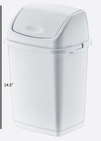 Fantasy poubelle blanc 10L