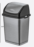 Fantasy poubelle grise 10L