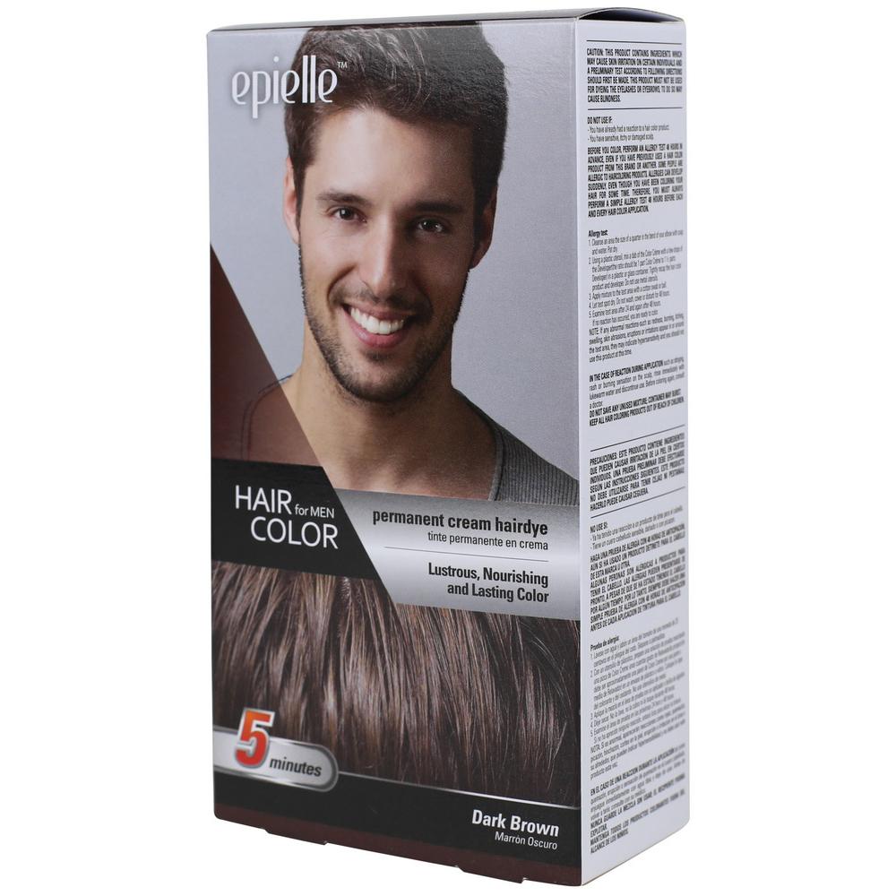 Epielle coloration à cheveux pour hommes (brun foncé)