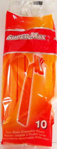 SuperMax rasoirs orange pk10