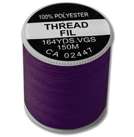 Mauve/purple sewing thread spool