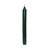10" cylindrical candle (forest green)