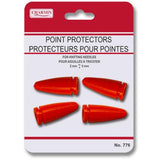 Knitting needle tip protectors from 2mm to 5mm