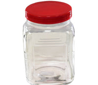 Jar with red lid 700ml