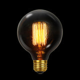 60w "G" type old fashioned light bulb