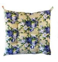 Floral print chair cushion (asst.)