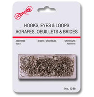Staples eyelets and flanges
