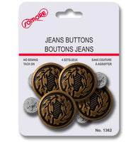 Buttons for jeans