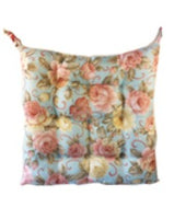 Floral print chair cushion (asst.)