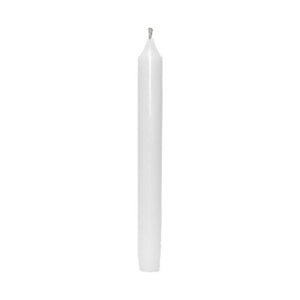 Cylinder candle 10" (white)