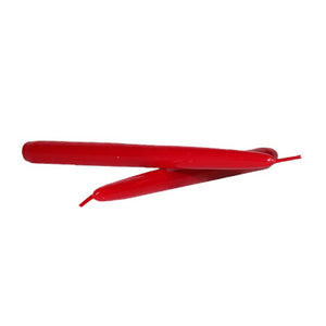 9" tapered candle (cardinal red)