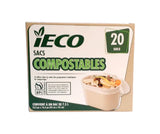 iECO Compostable bags 7.5L pk20