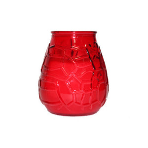 4-1/4" lowboy candle (red)