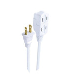 White extension cord for indoor use 4.5m