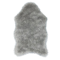 Faux fur rug (grey)