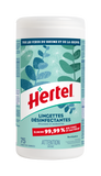 Hertel lingettes désinfectant - eucalyptus (75un)